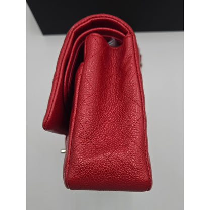 Chanel Double Flap Caviar Mefium Silver Hardware SERIES 20
