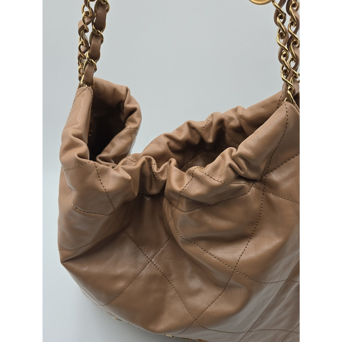 CHANEL 22 - Beige/Tan Medium