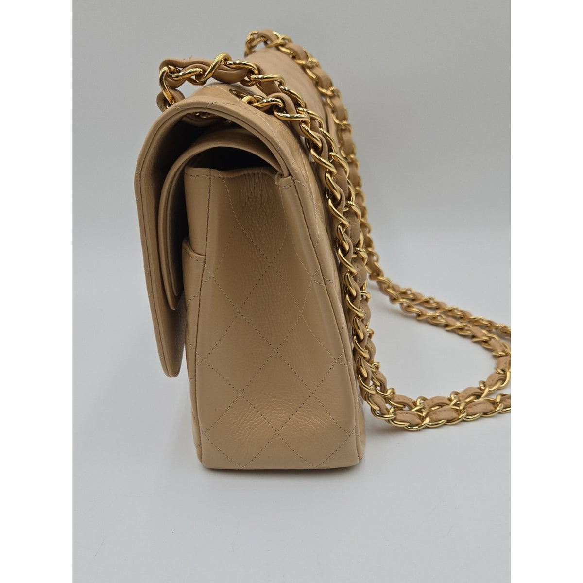 Chanel Jumbo Double Flap Caviar Beige SERIES