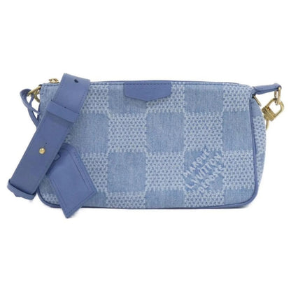 Loius Vuitton Denim Damier Limited Ed. Large Pouch - COA included
