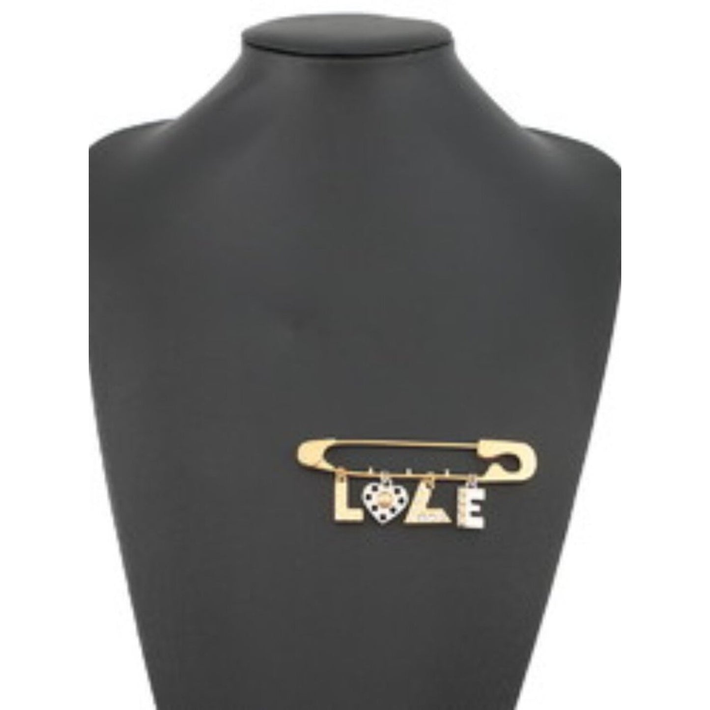 #135 - Louis Vuitton Brooch LOVE Safety Pin Motif M67035