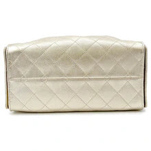 CHANEL Chain Coco Mark Matelasse Caviar Gold 25 Small AS5293 - COA Included