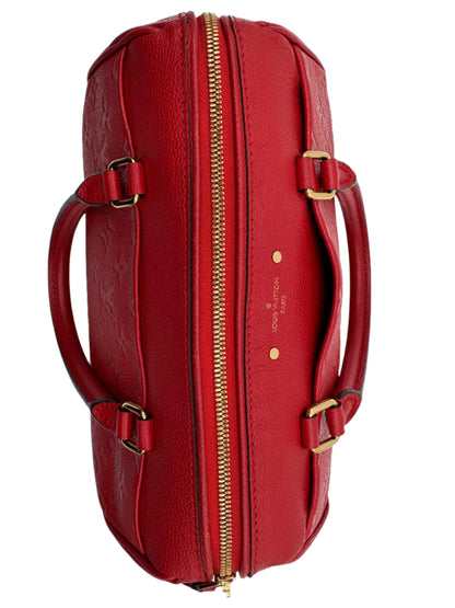 Louis Vuitton Speedy Bandouliere 25 Boston Bag Monogram Empreinte Scarlet (Red)