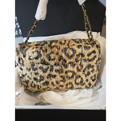 CHANEL Maxi Flap 38cm 2026 - Cheetah