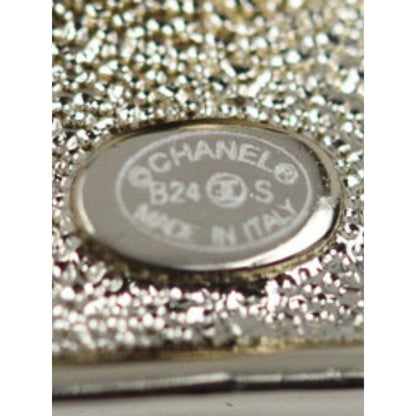 #134 - CHANEL Metal Strass Pin Brooch ABD441, pink bag with rhinestones