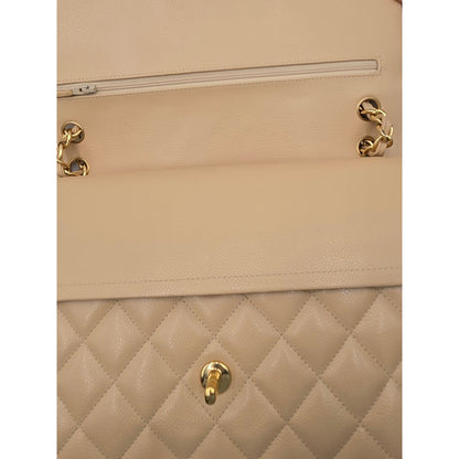 Chanel Jumbo Double Flap Caviar Beige SERIES