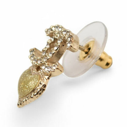 Chanel Earrings CHANEL CC/Coco/Heart/Star Gold A20