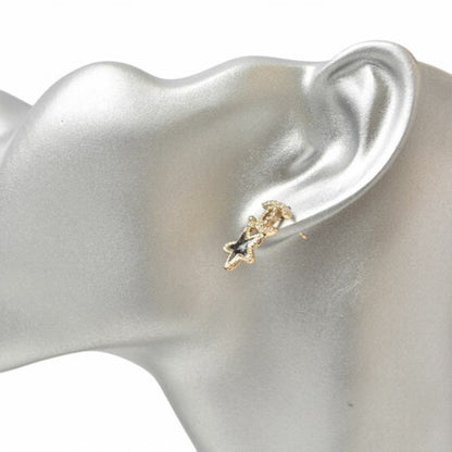 Chanel Earrings CHANEL CC/Coco/Heart/Star Gold A20