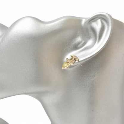 Chanel Earrings CHANEL CC/Coco/Heart/Star Gold A20