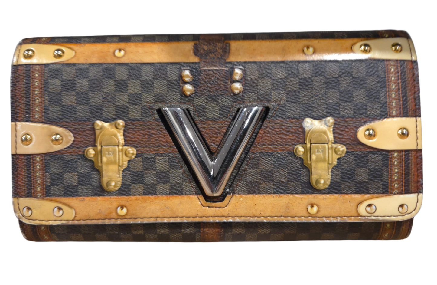 Louis Vuitton Portefeuille Sarah Twist Damier Wallet