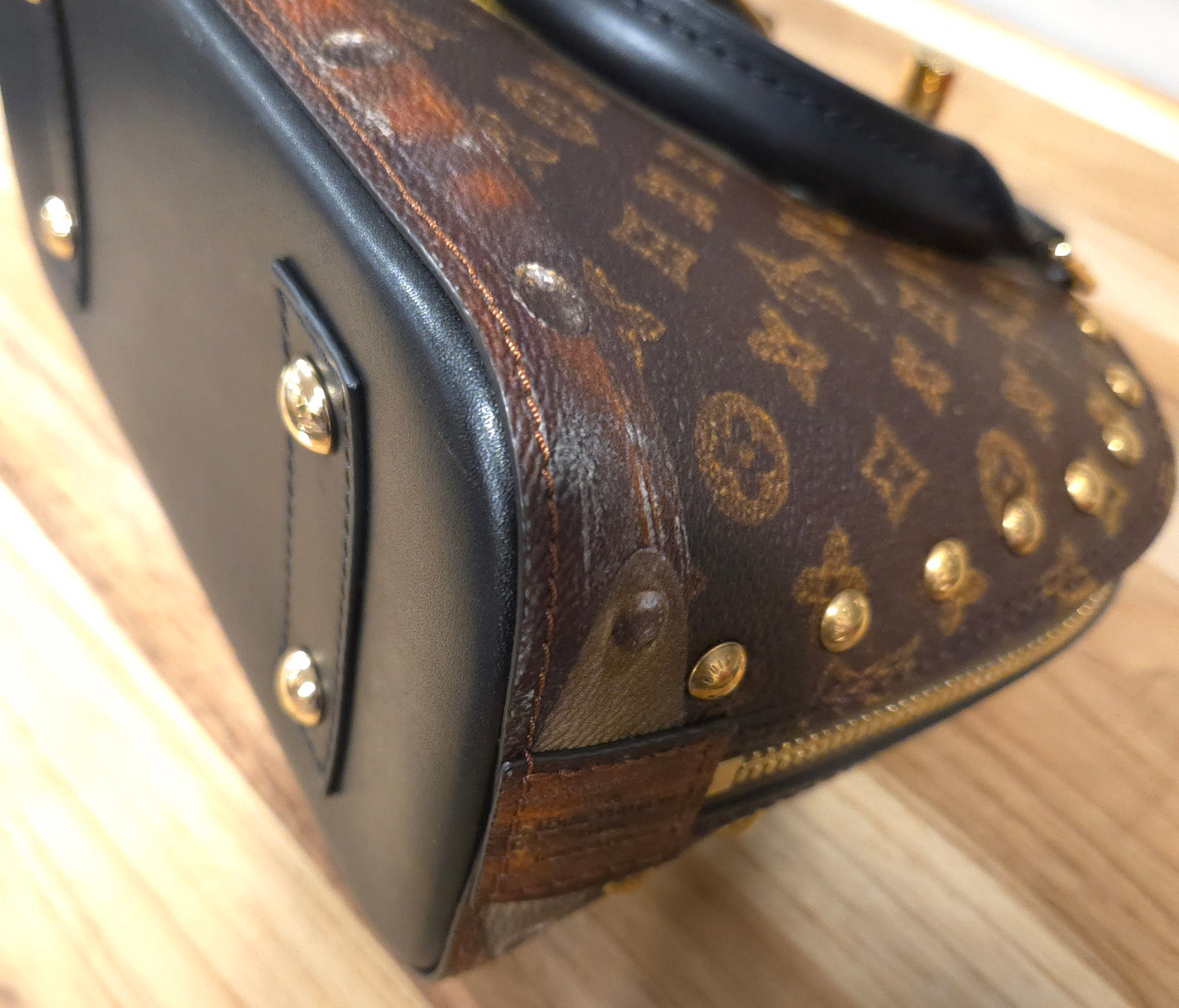 Louis Vuitton Monogram Transformed Time Trunk Alma BB Crossbody/Bag - LIMITED EDITION