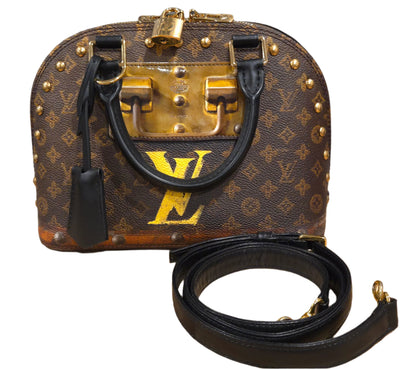 Louis Vuitton Monogram Transformed Time Trunk Alma BB Crossbody/Bag - LIMITED EDITION