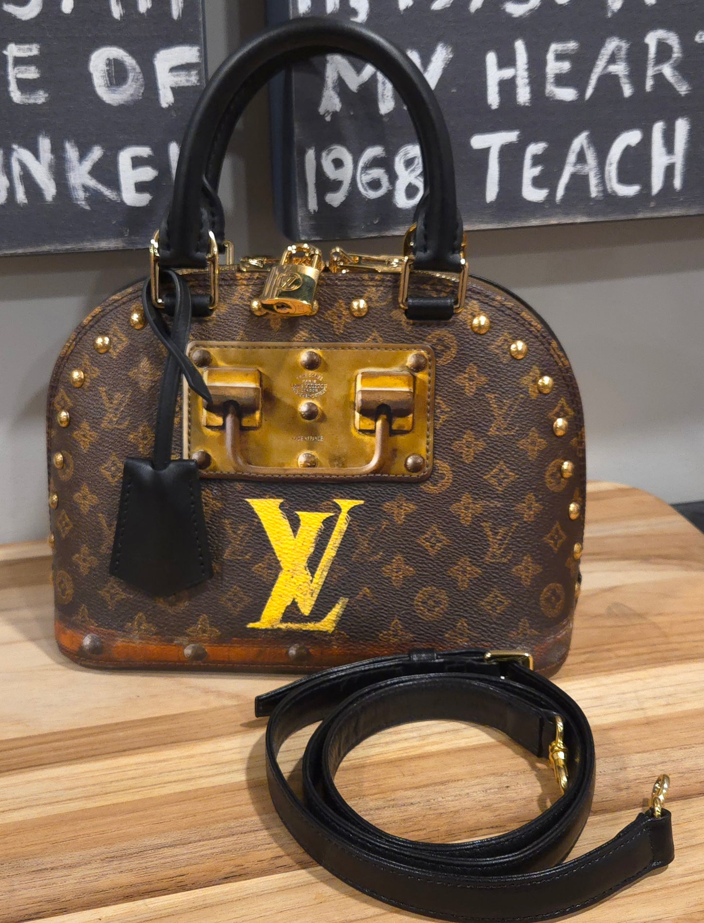 Louis Vuitton Monogram Transformed Time Trunk Alma BB Crossbody/Bag - LIMITED EDITION