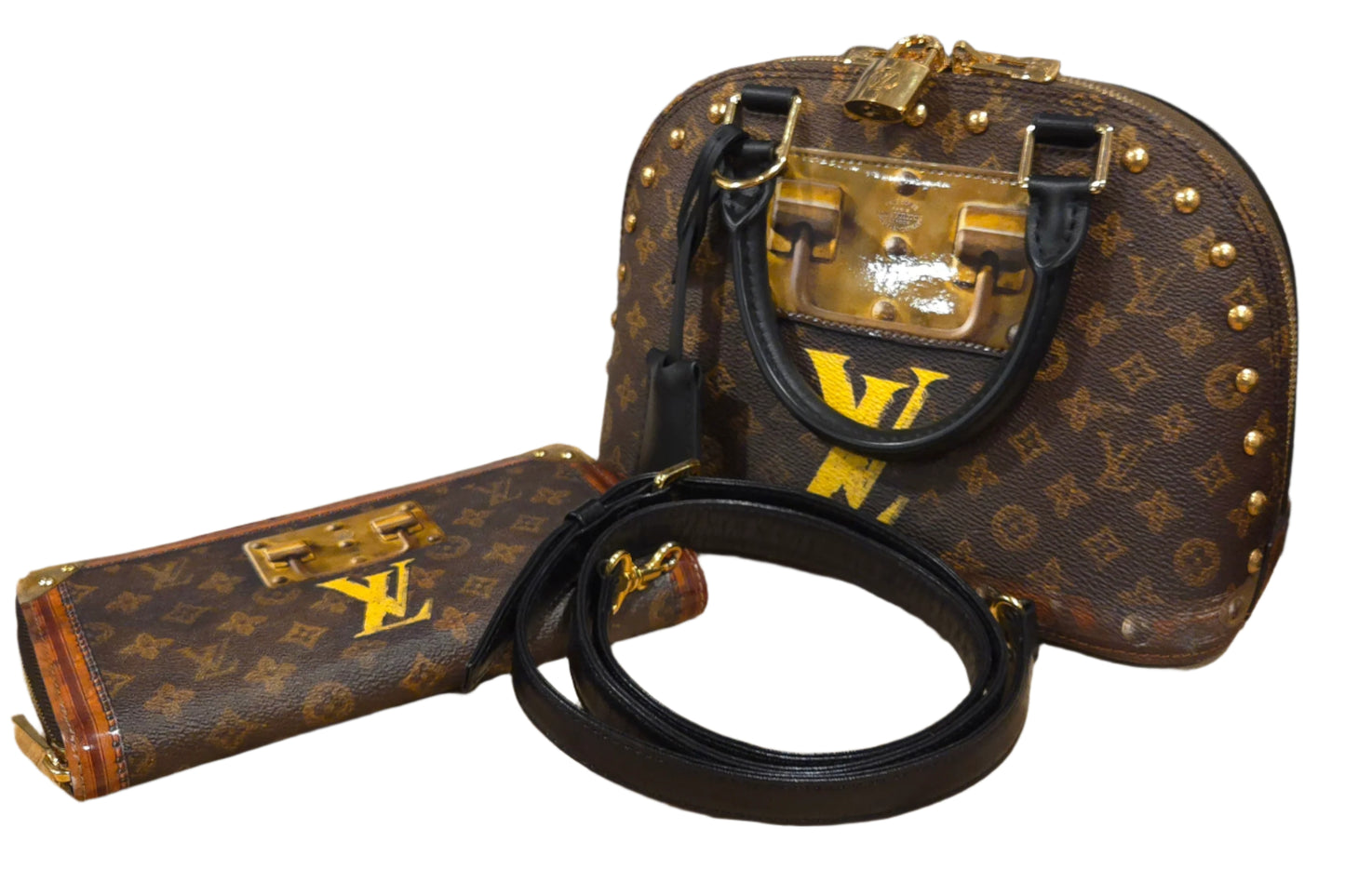 Louis Vuitton Monogram Transformed Time Trunk Alma BB Crossbody/Bag - LIMITED EDITION