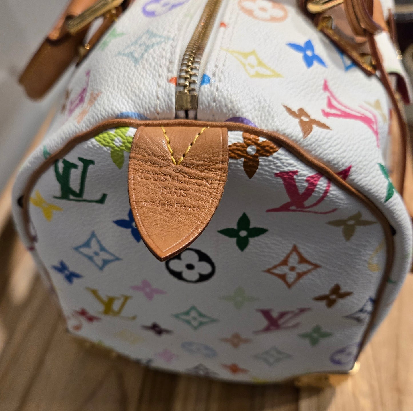 Louis Vuitton Murakami Speedy 30 Multicolor Monogram - COA Included