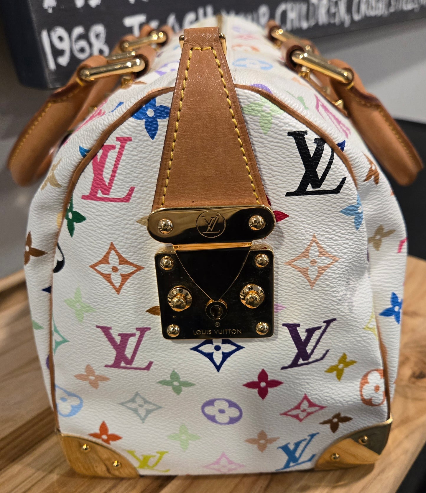 Louis Vuitton Murakami Speedy 30 Multicolor Monogram - COA Included