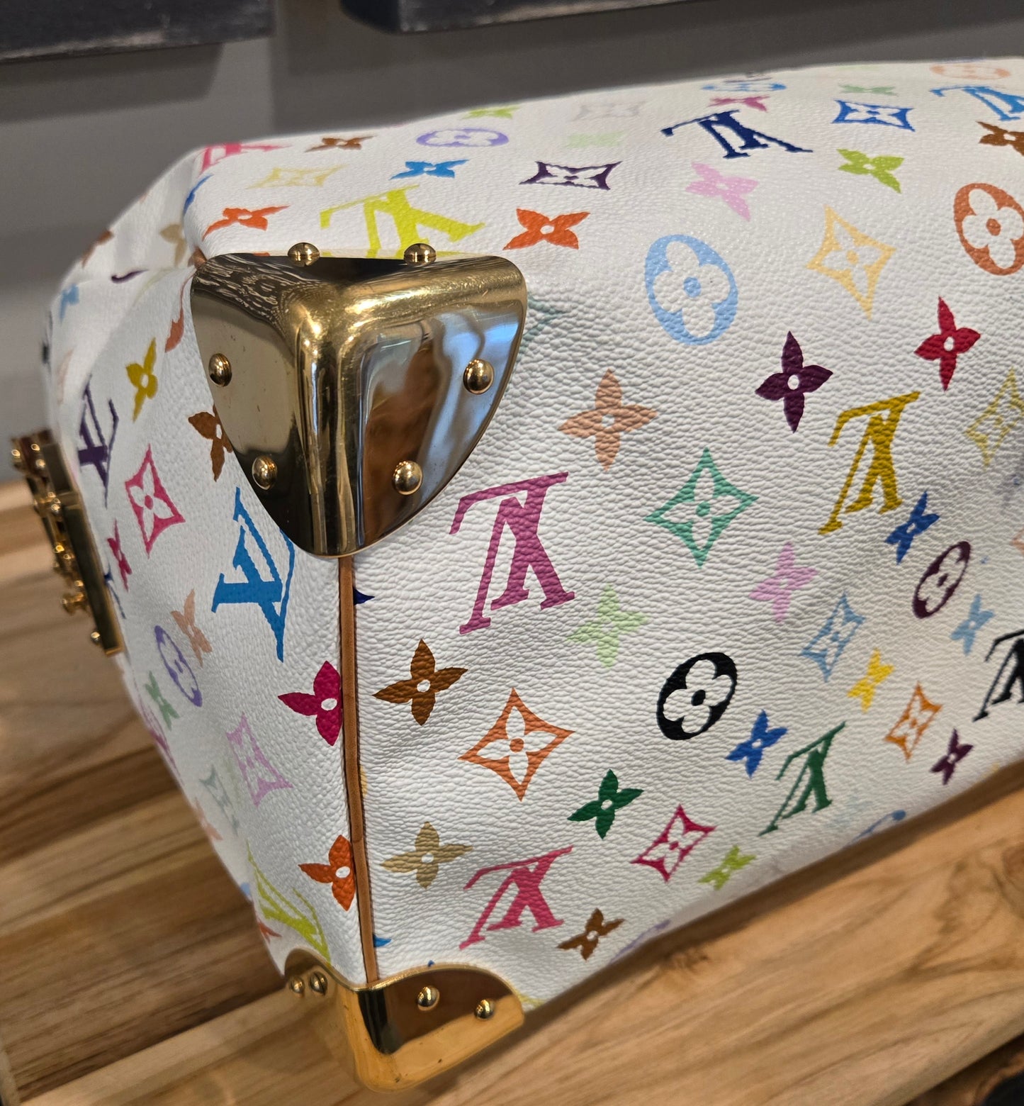 Louis Vuitton Murakami Speedy 30 Multicolor Monogram - COA Included