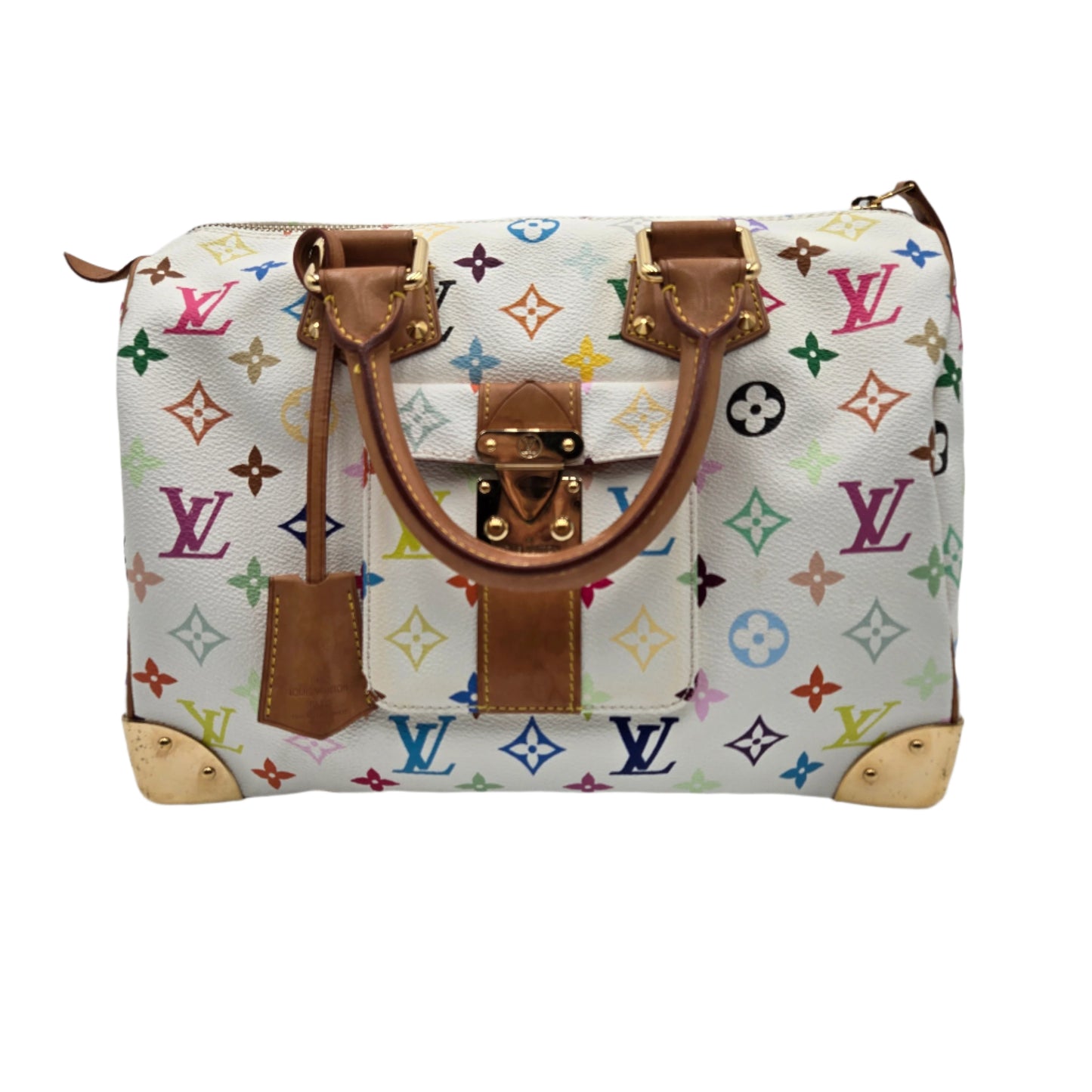 Louis Vuitton Murakami Speedy 30 Multicolor Monogram - COA Included