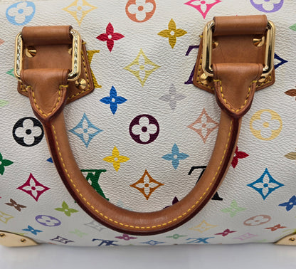 Louis Vuitton Murakami Speedy 30 Multicolor Monogram - COA Included