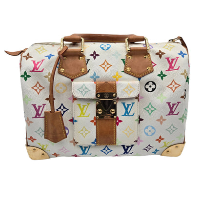 Louis Vuitton Murakami Speedy 30 Multicolor Monogram - COA Included