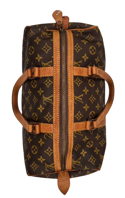 Louis Vuitton Brown Monogram Saxe Souple 35