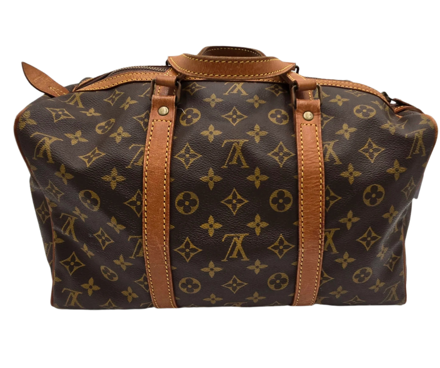 Louis Vuitton Brown Monogram Saxe Souple 35