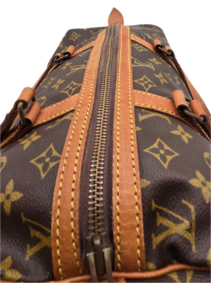 Louis Vuitton Brown Monogram Saxe Souple 35