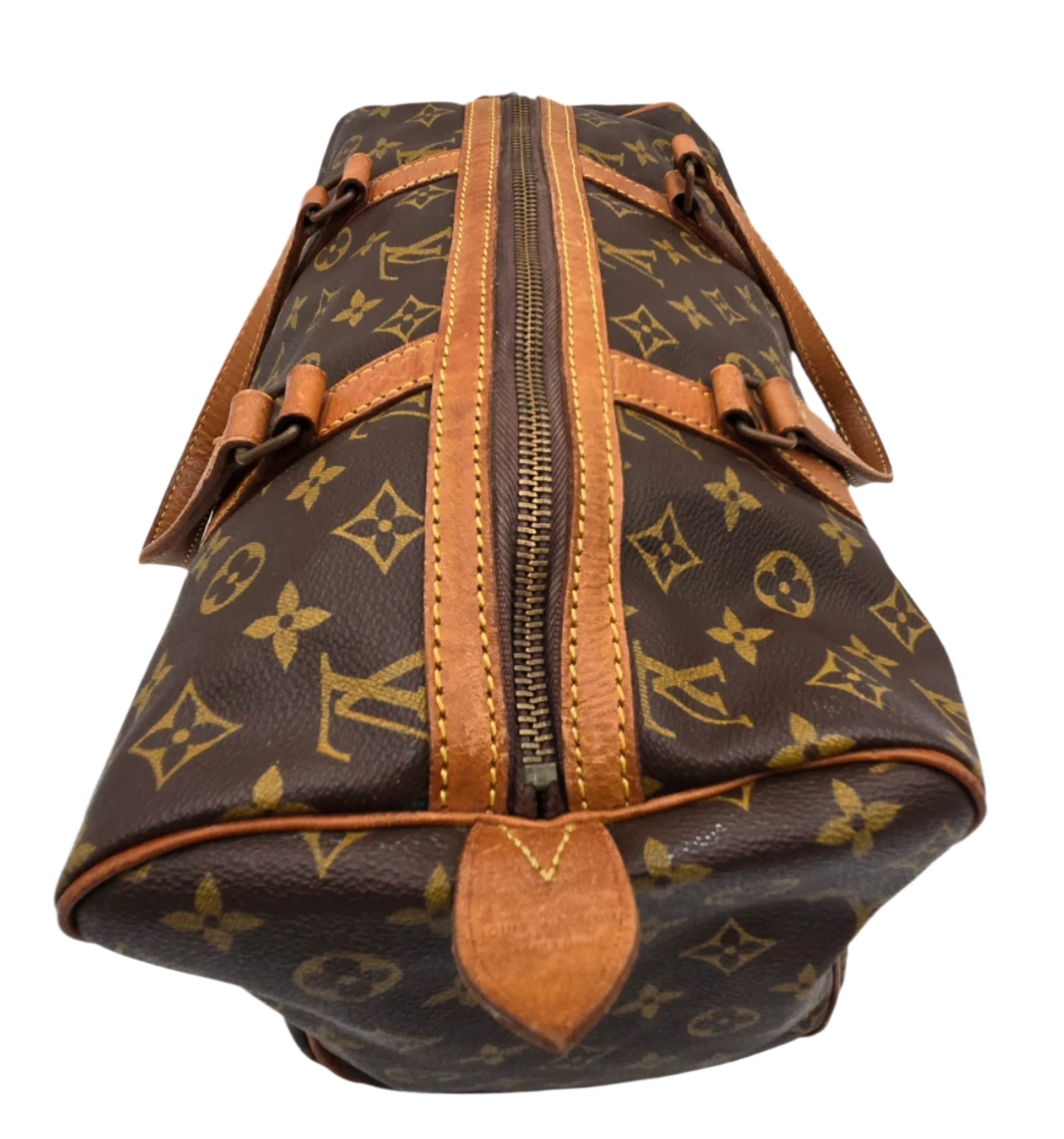 Louis Vuitton Brown Monogram Saxe Souple 35