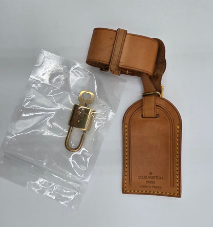 Louis Vuitton Brown Monogram Saxe Souple 35