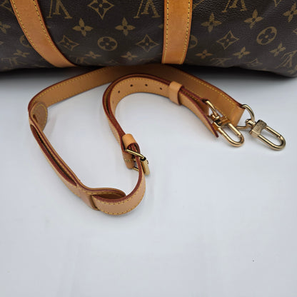 Louis Vuitton Boston Monogram Keepall Bandouliere 50 Bag