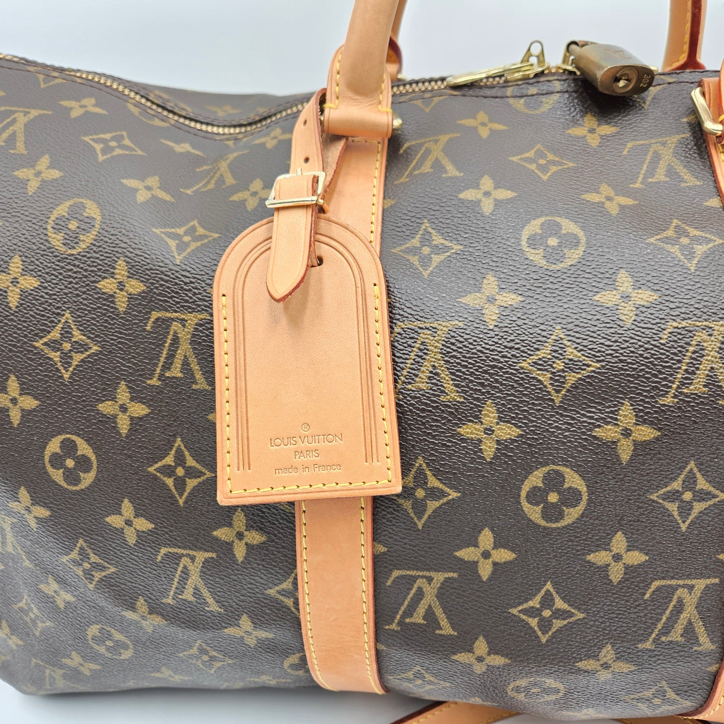 Louis Vuitton Boston Monogram Keepall Bandouliere 50 Bag