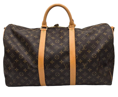 Louis Vuitton Boston Monogram Keepall Bandouliere 50 Bag