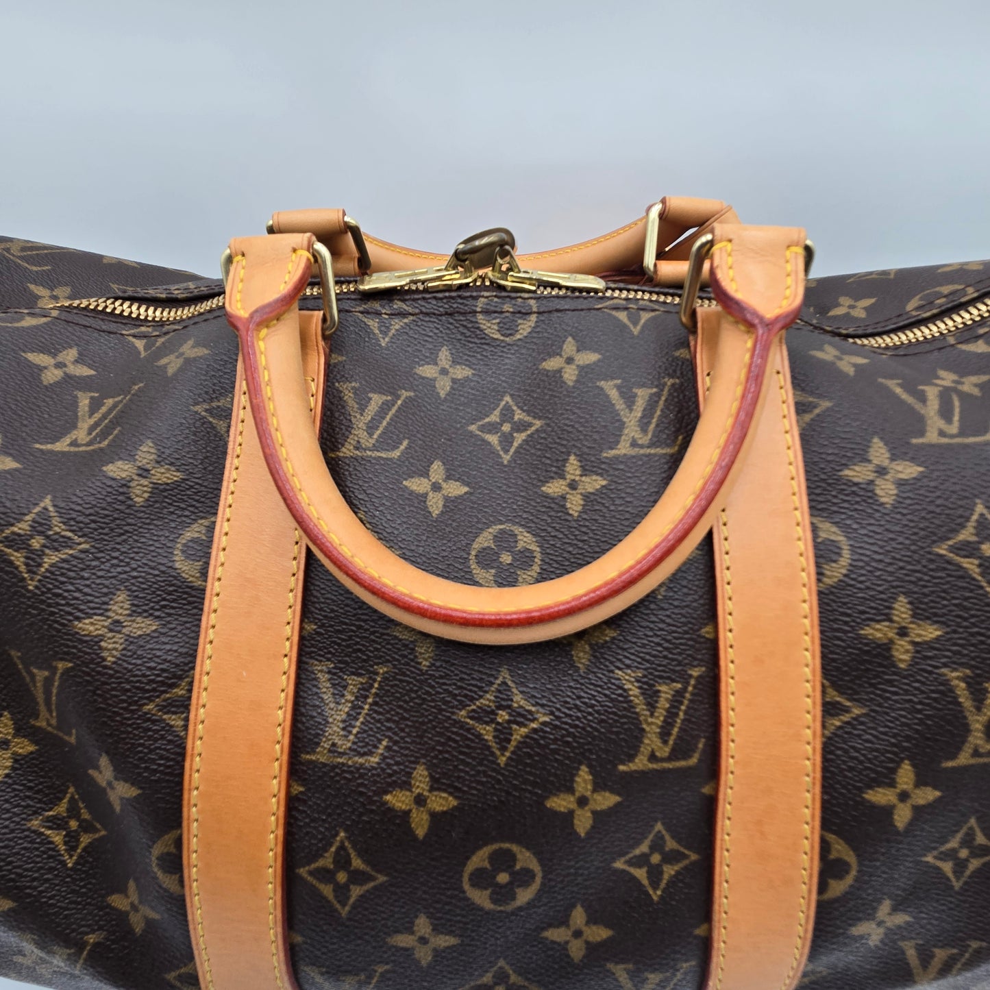 Louis Vuitton Boston Monogram Keepall Bandouliere 50 Bag