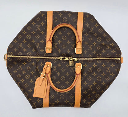 Louis Vuitton Boston Monogram Keepall Bandouliere 50 Bag