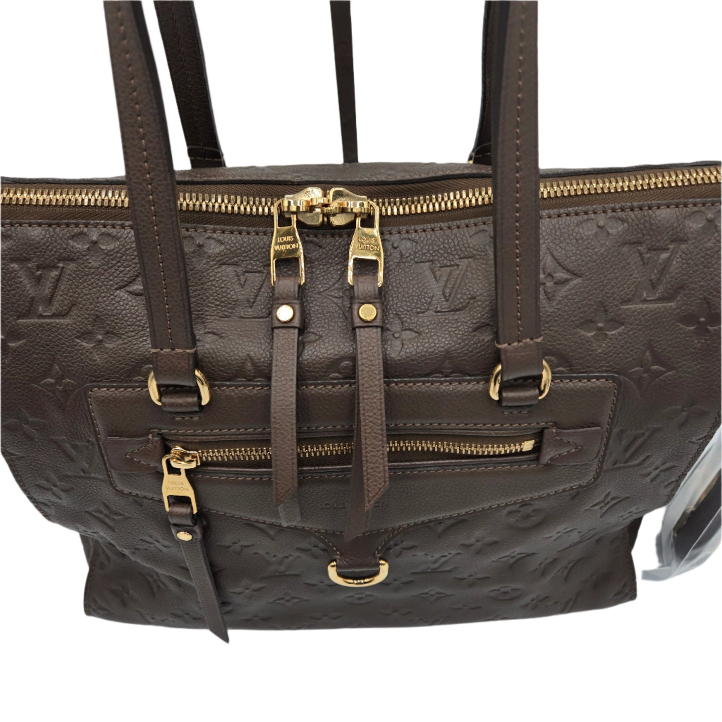 Louis Vuitton Dark Brown Bastille MM Monogram Empreinte 2-way Bag