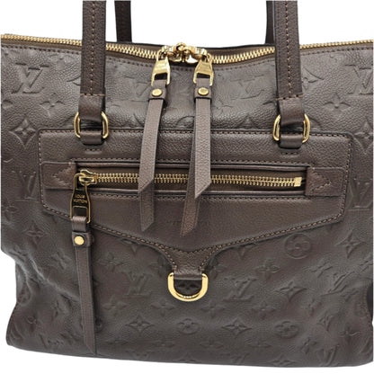 Louis Vuitton Dark Brown Bastille MM Monogram Empreinte 2-way Bag
