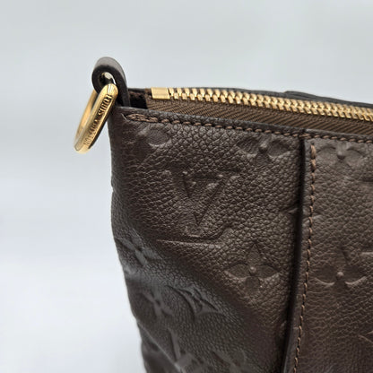 Louis Vuitton Dark Brown Bastille MM Monogram Empreinte 2-way Bag