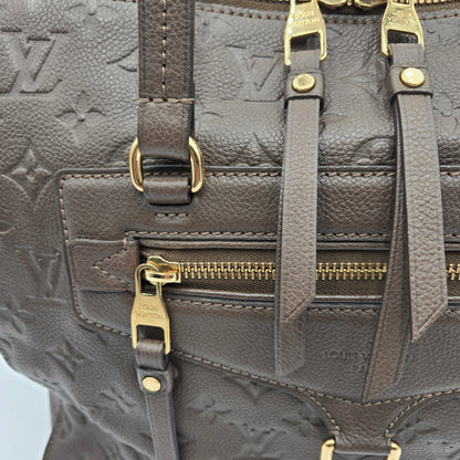Louis Vuitton Dark Brown Bastille MM Monogram Empreinte 2-way Bag