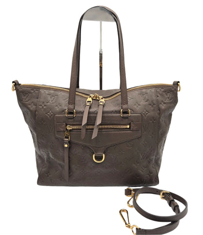 Louis Vuitton Dark Brown Bastille MM Monogram Empreinte 2-way Bag