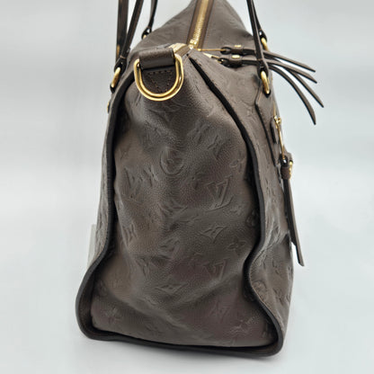 Louis Vuitton Dark Brown Bastille MM Monogram Empreinte 2-way Bag