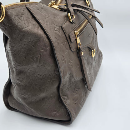 Louis Vuitton Dark Brown Bastille MM Monogram Empreinte 2-way Bag