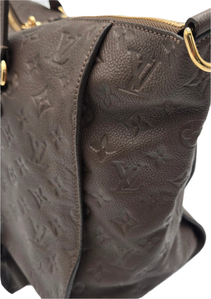 Louis Vuitton Dark Brown Bastille MM Monogram Empreinte 2-way Bag