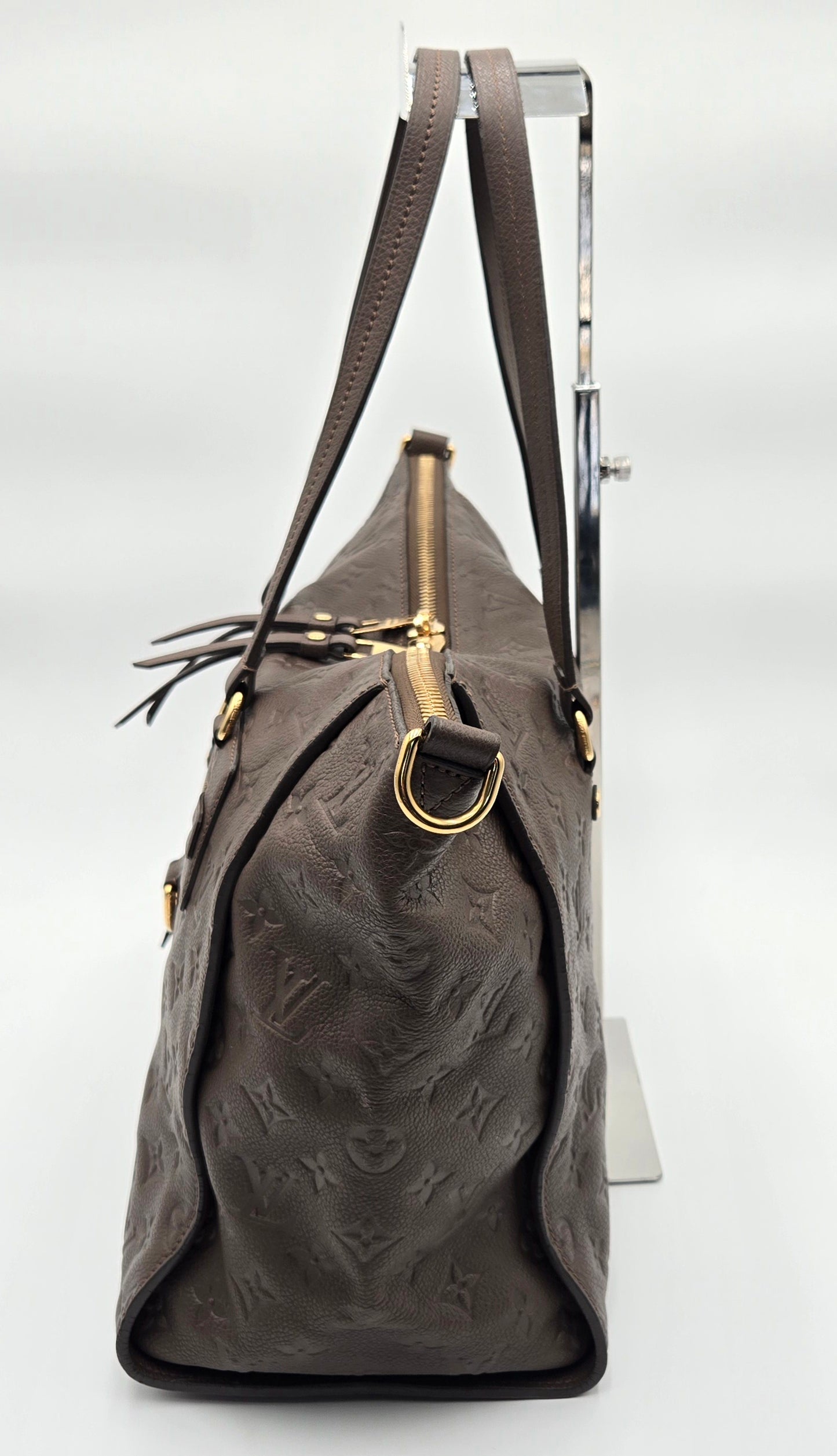 Louis Vuitton Dark Brown Bastille MM Monogram Empreinte 2-way Bag