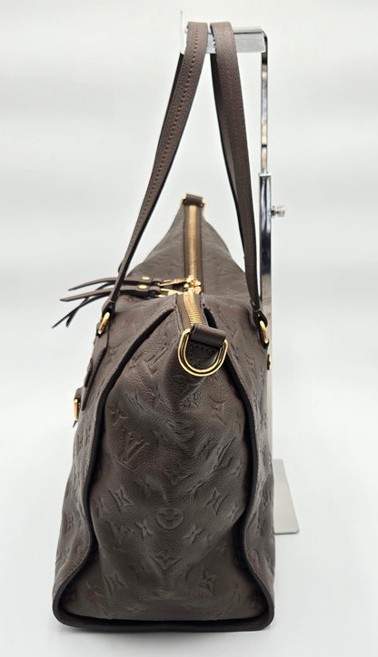 Louis Vuitton Dark Brown Bastille MM Monogram Empreinte 2-way Bag