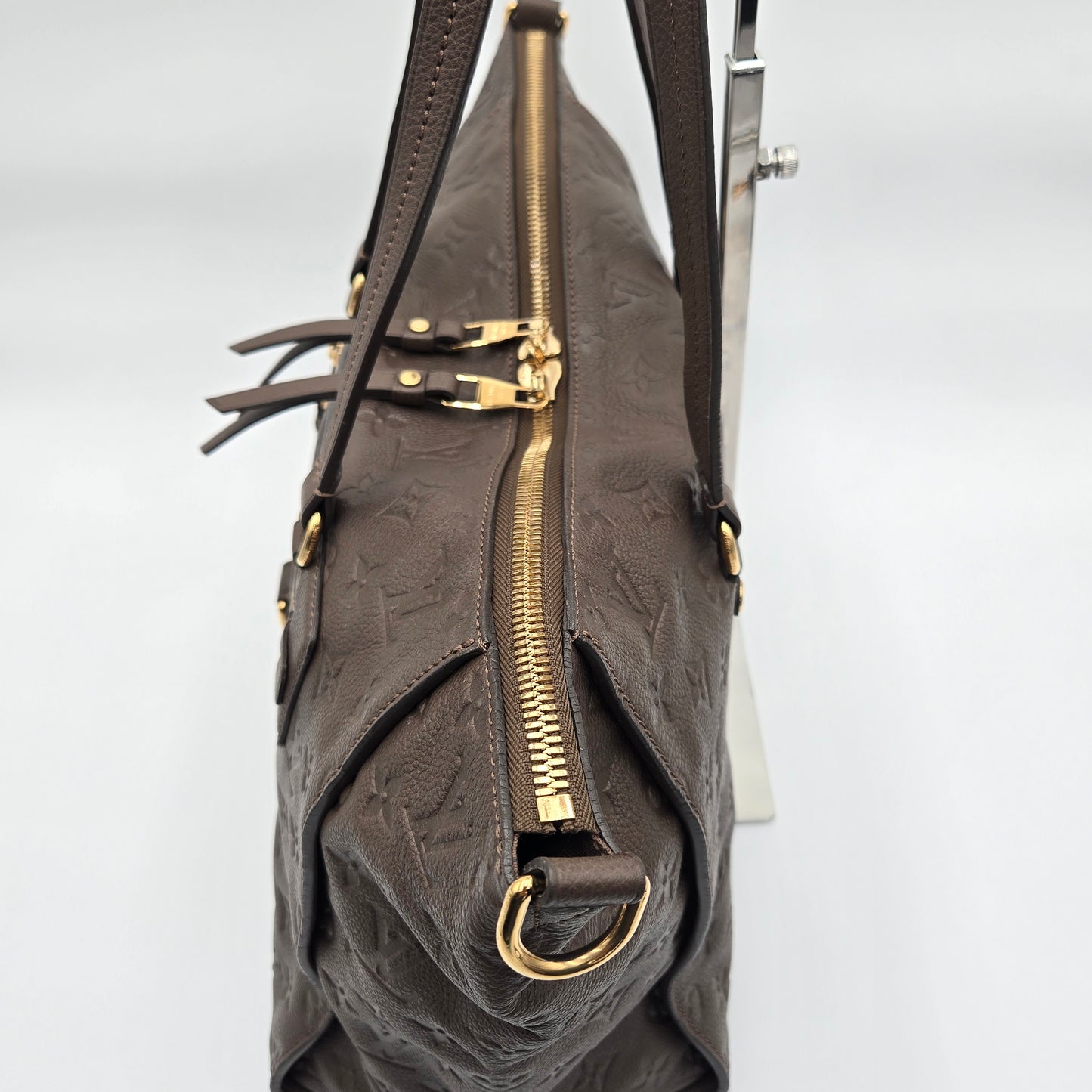 Louis Vuitton Dark Brown Bastille MM Monogram Empreinte 2-way Bag