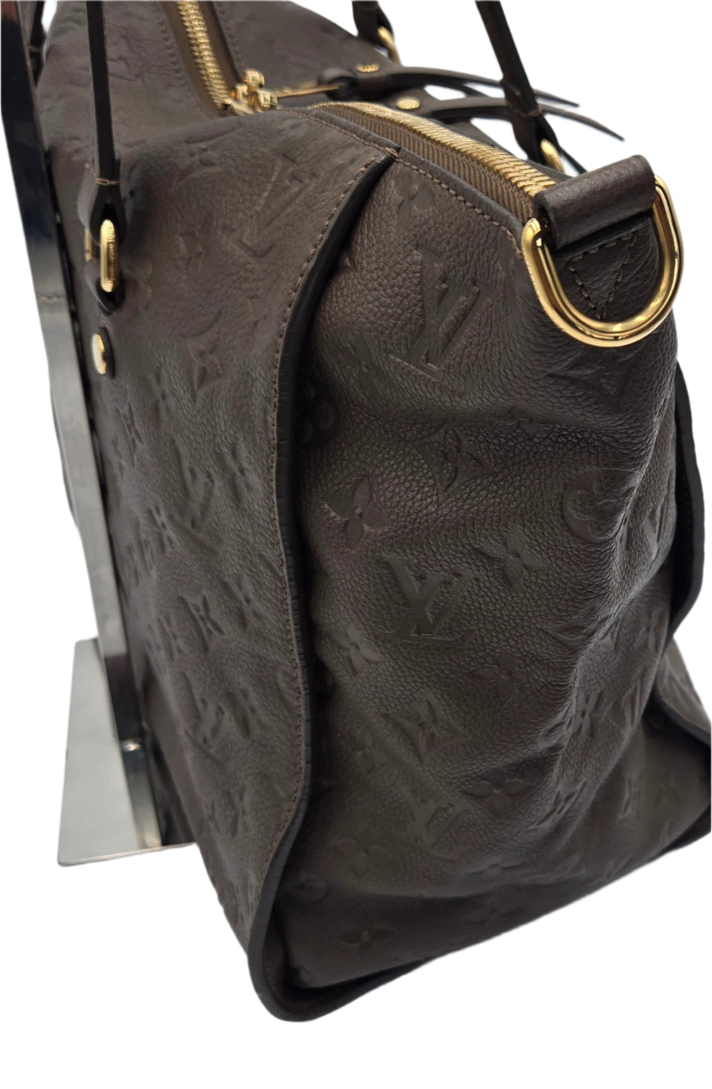 Louis Vuitton Dark Brown Bastille MM Monogram Empreinte 2-way Bag