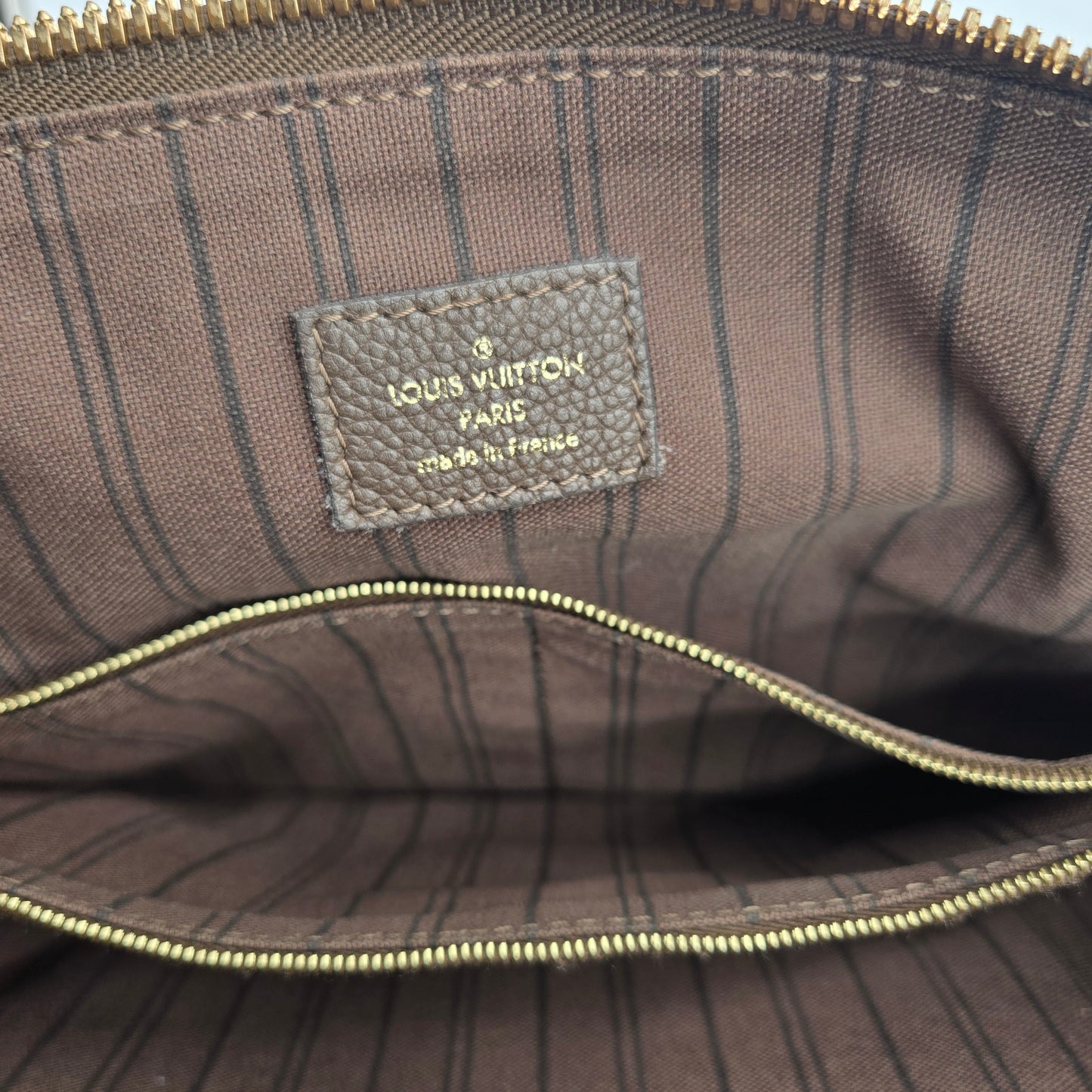 Louis Vuitton Dark Brown Bastille MM Monogram Empreinte 2-way Bag
