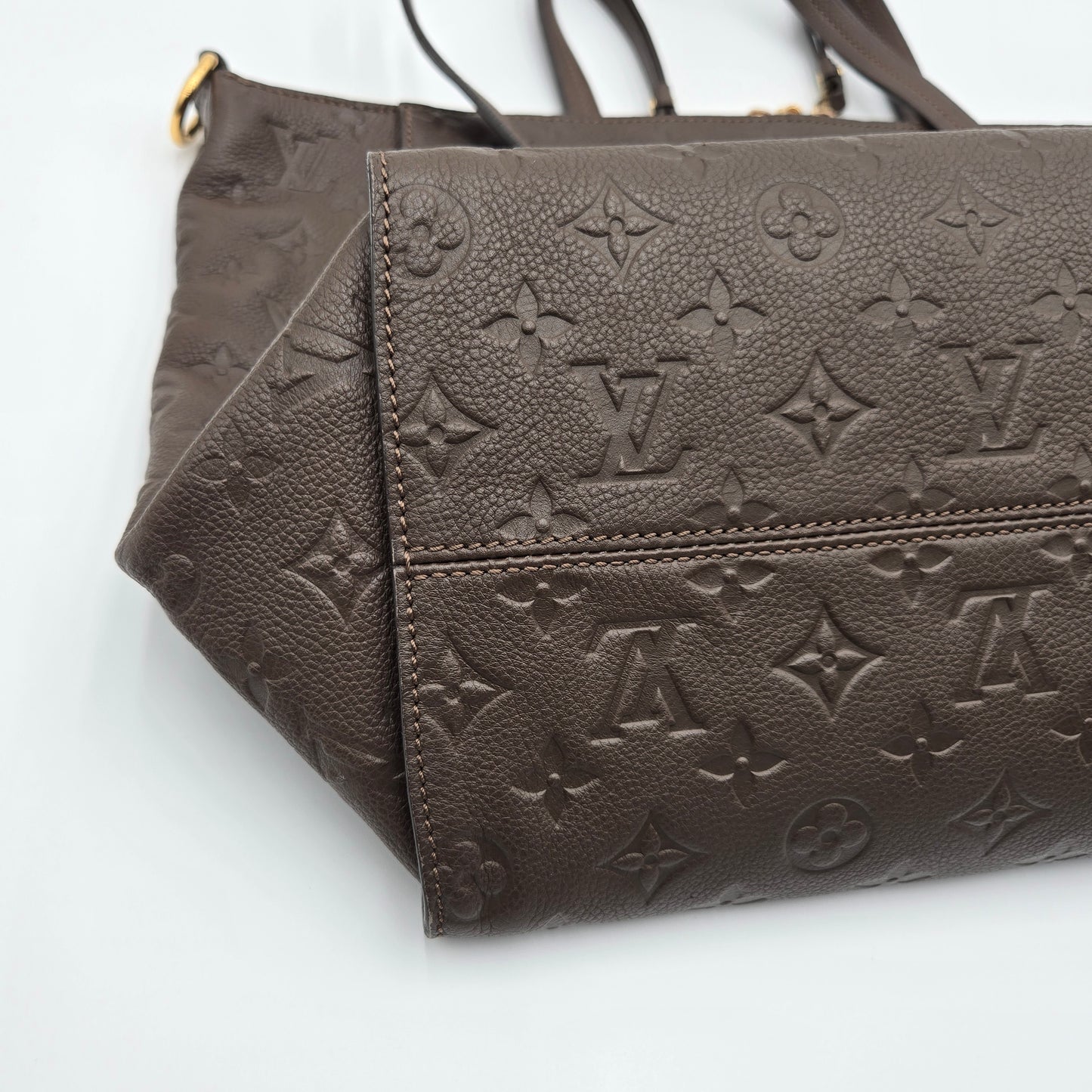 Louis Vuitton Dark Brown Bastille MM Monogram Empreinte 2-way Bag
