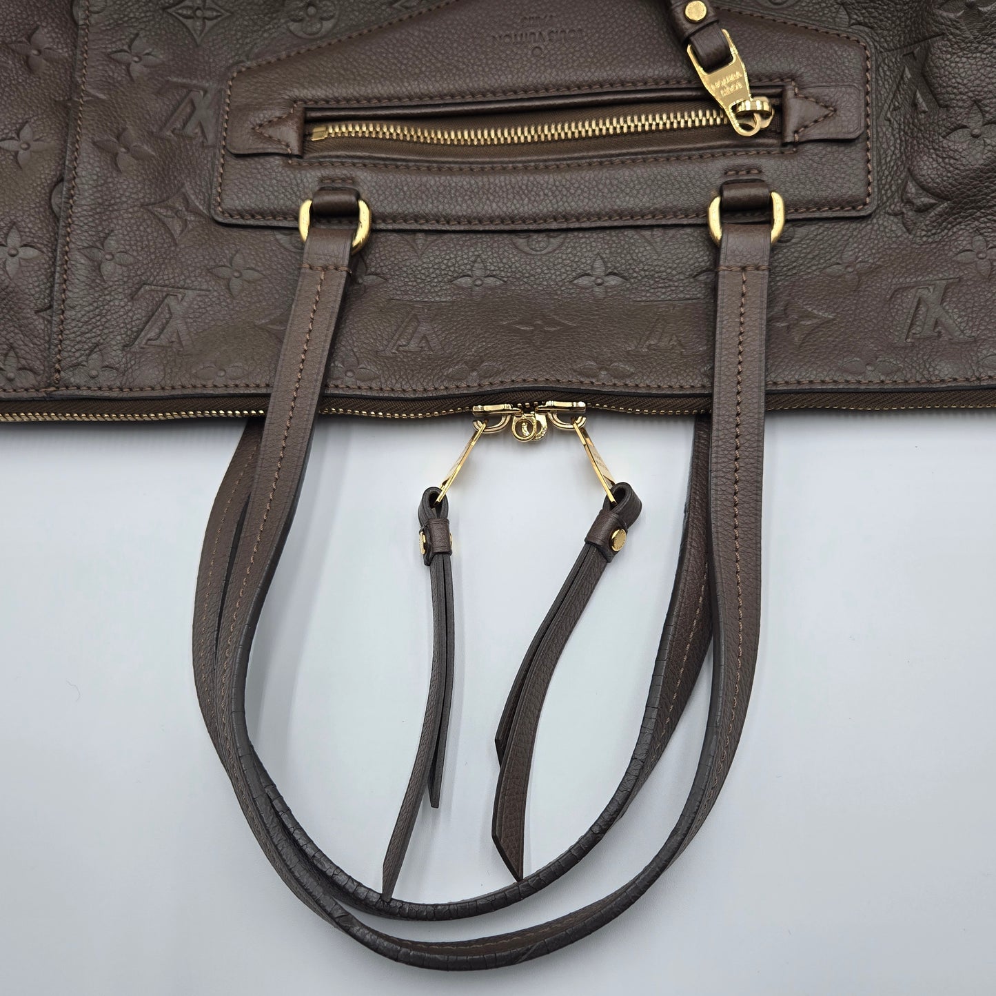 Louis Vuitton Dark Brown Bastille MM Monogram Empreinte 2-way Bag
