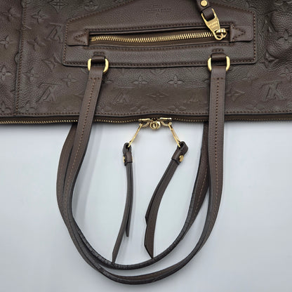 Louis Vuitton Dark Brown Bastille MM Monogram Empreinte 2-way Bag